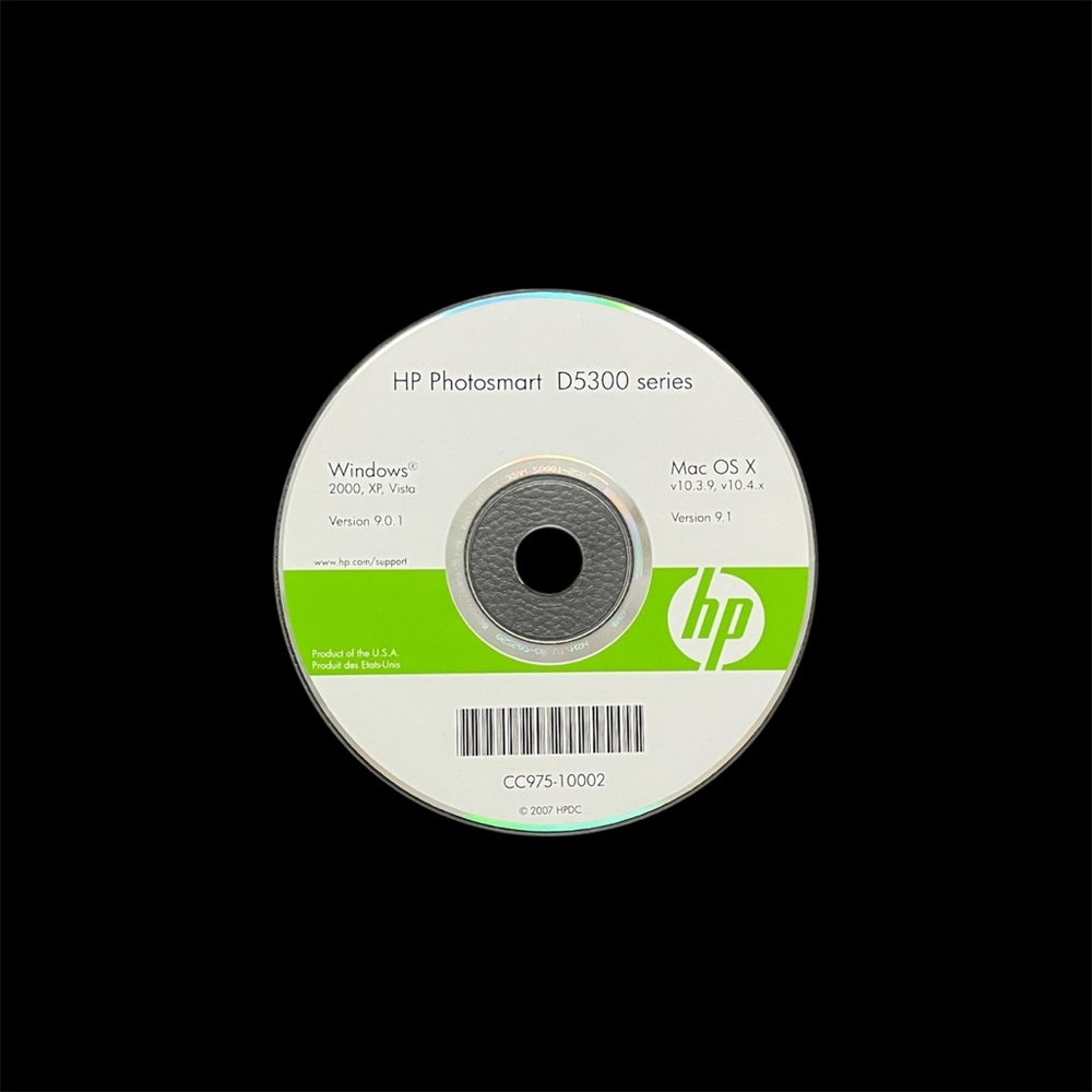 HP Photosmart D5300 Series CD Disc Windows Mac